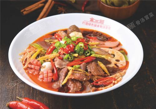 金三顾冒菜泡椒酸辣味菜品图片 金三顾冒菜泡椒酸辣味菜品图片