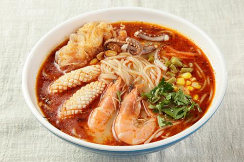小叮当米线店海鲜大虾米线菜品图片 小叮当米线店海鲜大虾米线菜品图片