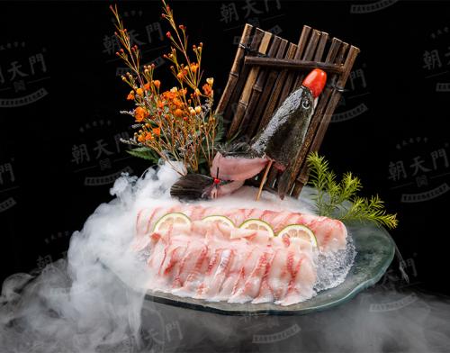 朝天门火锅生态乌鱼片菜品图 朝天门火锅生态乌鱼片菜品图