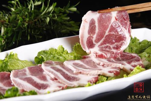 重庆崽儿火锅大刀肉片菜品图