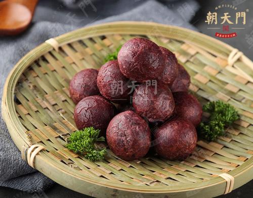 朝天门火锅加盟店紫薯球菜品图 朝天门火锅加盟店紫薯球菜品图